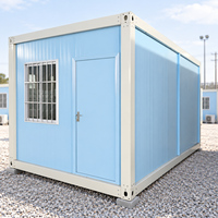 Maison préfabriquée compacte en conteneur avec assemblage rapide, structure en acier galvanisé pour l'hébergement des travailleurs