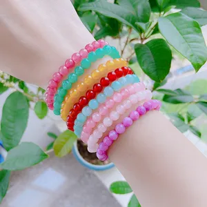 6mm natural gemstone ladies bracelets designs new designs