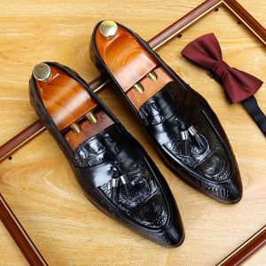 Chaussures pour hommes en cuir Oxford de qualité supérieure, best-seller, avec lanières à nouer, pour tenue de cérémonie, décontractées ou sur mesure pour mariage - Product Image 1