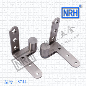 Bisagra giratoria de acero inoxidable Nrh de 360 grados 8744 para puerta de madera, bisagra giratoria oculta - Product Image 1