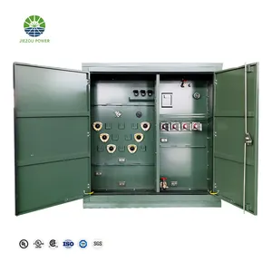 Fuente del fabricante 300 kVA 12470Y/7200V a 400/230V transformador trifásico padmounted