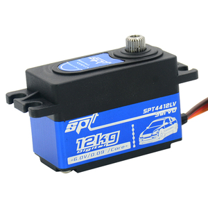 Servos Digitales SPT SPT4412LV SPT4412LV-320 de 12 KG con Engranajes Metálicos y Cuerpo Corto para Autos RC <span class=keywords><strong>1</strong></span>/<span class=keywords><strong>10</strong></span>, Carreras de Derrape, Mayores de 14 Años - Product Image 5
