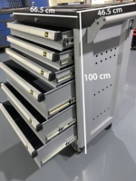 Chariot de rangement à 6 tiroirs JMST Js-6006 CE en acier laminé à froid avec revêtement électrostatique et glissières amorties, 201 pièces OEM