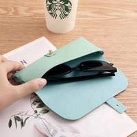 Étuis à lunettes et boîtes à lunettes en cuir PU à logo personnalisé Sacs d'emballage de mode pour lunettes et sacs à lunettes et étuis à lunettes