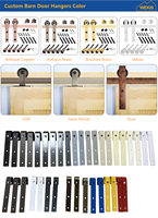 Kit de quincaillerie RHETECH pour porte de grange industrielle moderne, système de rail pour porte coulissante, accessoire en fer et acier inoxydable pour maison et entrepôt