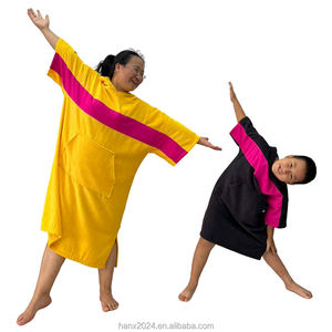 ผ้าขนหนูปอนโช7วันเสื้อคลุม300GSM มีฮู้ดเสื้อคลุมมีฮู้ดคอตตอน/ไมโครไฟเบอร์ออกแบบโลโก้ได้ตามต้องการ - Product Image 1