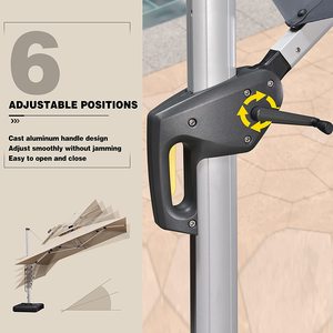 Sombrilla <span class=keywords><strong>de</strong></span> jardín <span class=keywords><strong>de</strong></span> poliéster, sombrilla <span class=keywords><strong>de</strong></span> patio en voladizo <span class=keywords><strong>de</strong></span> metal, <span class=keywords><strong>sombrillas</strong></span> para exteriores <span class=keywords><strong>de</strong></span> 20 pies, <span class=keywords><strong>sombrillas</strong></span> grandes para jardín - Product Image 3