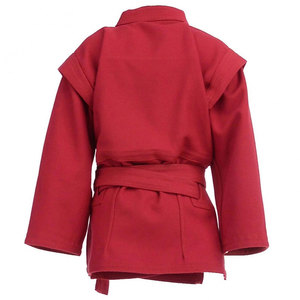 Tenue d'entraînement Sambo à manches longues de qualité supérieure, en tissu respirant, pour arts martiaux et karaté, vêtement de sport pour adultes (frontal) - Product Image 6