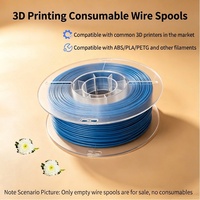 Bobine en plastique vide en gros, 1 kg, 200 mm, pour filament d'imprimante 3D, logo personnalisé, OEM ODM, réutilisable, 1,75 mm