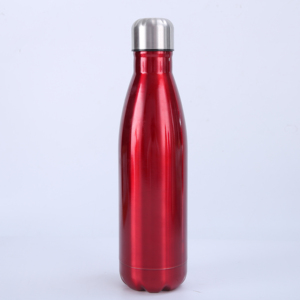 Màu xanh đậm sơn tĩnh điện thép không gỉ chai nước ngoài trời Cola hình uống trực tiếp cho người lớn cho du lịch nước sôi - Product Image 6