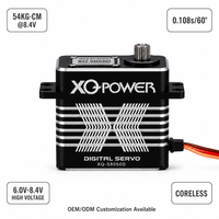 XQ-S8050D 54kg Servomoteur numérique sans noyau en métal à couple élevé, étanche, pour voitures RC 8.4V, vente en gros OEM