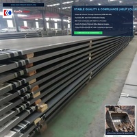 Plaque en acier balistique Mn13 AR400 AR500 Plaque en acier résistant à l'usure Armure Weldox 700 Bao Steel en stock