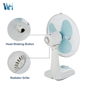 Ventilateur de table en plastique 12 pouces, 3 vitesses, moteur AC, ventilateur électrique de refroidissement pour la maison, fourniture pour distributeurs - Product Image 4