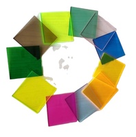 OLEG Feuille acrylique fluorescente en plastique flexible haute brillance 4*8 pieds Plexiglas acrylique écologique coupe personnalisée