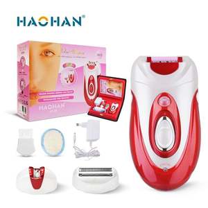 Depiladora Recargable Haohan, Afeitadora Eléctrica para Mujer, Máquina de Afeitar Inalámbrica, Depilación de Vello Corporal, Piernas, Axilas y Zona Íntima - Product Image 1