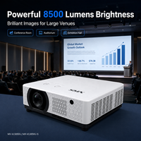 Projecteur laser professionnel 8500 lumens WUXGA 3LCD avec zoom optique 1,6x pour salle de conférence