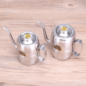 Botella de Acero Inoxidable para Aceite de 14oz/24oz con Boquilla Larga, para Cocina, Uso Comercial - Product Image 3