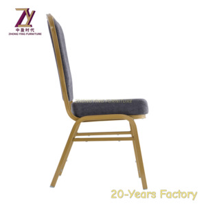 Vente en gros de chaises modernes pour hôtel, banquets, mariage, métal doré, aluminium, empilables pour hôtel, mariage - Product Image 4