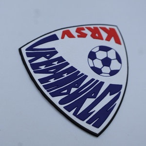 Tùy chỉnh thể thao bóng đá Jersey TPU huy hiệu metflex truyền nhiệt Dập nổi <span class=keywords><strong>3D</strong></span> flexstyle logo nhãn mạ tần số cao TPU các bản vá lỗi - Product Image 1