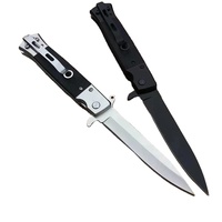 Mini couteau pliant tactique en acier Damas avec lame 3cr13 pour la défense personnelle, outil de survie et de chasse EDC de poche, couleur personnalisée