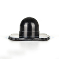 Capuchon d'extrémité en silicone personnalisé de haute qualité avec revêtement en poudre, bouchon en silicone souple