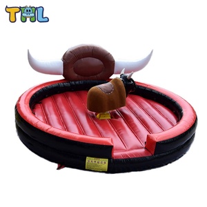 Gran Oferta: Máquina de Juegos Inflable de <span class=keywords><strong>Toro</strong></span> Mecánico de Rodeo para Alquiler Comercial, de PVC para Exteriores y Eventos - Product Image 5