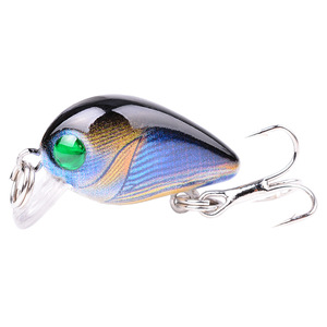Esca Artificiale in Metallo a Forma di Pesce Gordo Dipinto, Mini Rock Fish 2.8cm/2g Realistico con Ami, per Pesca, Esportazione Transfrontaliera - Product Image 5