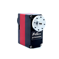 Moteur brushless 12V 200KG à boîtier métallique et engrenages métalliques, servo double axe TTL à bus série pour robot humanoïde IA embarqué, open-source