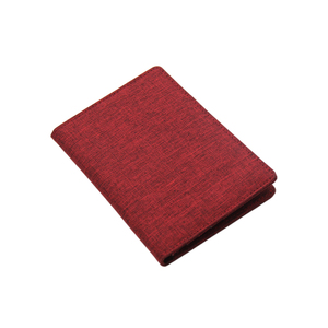 Standart boyut özel logo kartlıklı cüzdan toptan promosyon RFID pamuk seyahat pasaport kapağı - Product Image 5