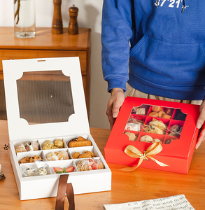 Factory Direct High Quality Portable Small Thickened Cake <b>Box</b> With Handles Four-inch Birthday Cake <b>Box</b> - Product Image 5