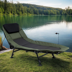 Venta caliente de fábrica, silla de cama plegable portátil para acampar al aire libre y pescar para pesca de carpa - Product Image 6