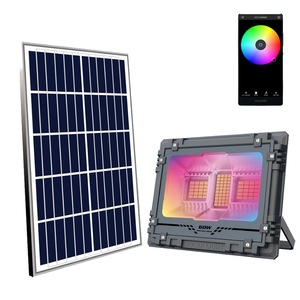ไฟสปอร์ตไลท์โซลาร์เซลล์กลางแจ้งแบบตั้งพื้น อลูมิเนียม IP67 ความสว่างสูง 300W/500W/800W แสงขาว 6000K มุมลำแสง 120 องศา รุ่น WD-8300 ความสว่างสูง - Product Image 4
