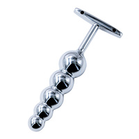 Tapón Anal de Metal, Tamaño Súper Grande, Consolador Anal de Metal, Masajeador, Juguetes Sexuales con Cuentas, Productos Sexuales para Mujeres y Hombres