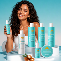 Ensemble de shampooing pour cheveux à l'huile d'argan biologique OEM ODM, sans silicone, masque réparateur hydratant pour cheveux et après-shampoing, huile nourrissante pour cheveux