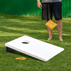 Sacs cornhole résistants aux intempéries Jeux de cour Ensemble de 8 sacs de haricots professionnels pour l'extérieur <span class=keywords><strong>Jeu</strong></span> cornhole en plastique - Product Image 4