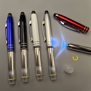 批发促销现货金属电容灯笔带铝球激光标志广告笔带插入物 - Product Image 3