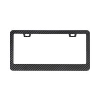 Cadre de plaque d'immatriculation en plastique ABS standard américain BOLONG, 12x6 pouces, support de plaque d'immatriculation de voiture, logo personnalisé, cadre de plaque d'immatriculation vierge