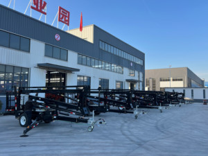 Trái cây chọn Lift Trailer gắn Spider Lift Cherry picker thủy lực cần cẩu Telescopic Boom Lift 8m - Product Image 6