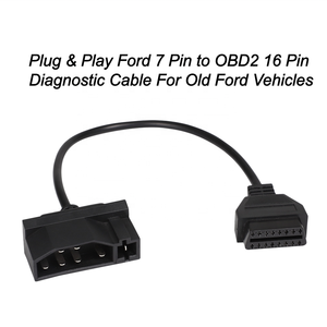 经济实惠的通用福特7针转16针OBD2诊断适配器电缆，适用于福特旧款汽车诊断 - Product Image 1