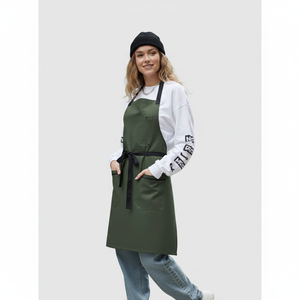 Grembiule Personalizzato Nomad High in Pelle e Cotone Riutilizzabile per Ristoranti, Caffetterie, Barbieri, BBQ, Giardino, Salone - Versatile per la Cucina - Product Image 2