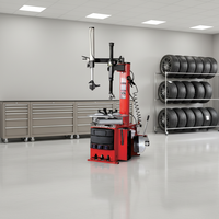 Máquina Profesional Automática para Cambio de Neumáticos Equipada con Brazo Auxiliar Izquierdo