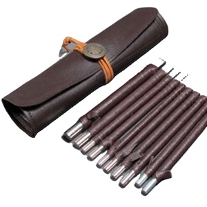 8/10Pcs Carving Knife DIY Tool Set Engraving Knives Tungsten Steel <strong>Chisel</strong> Craft Carved Stone Leather Case <strong>Gouges</strong> Hand Tools - Product Image 1
