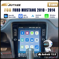 Radio de coche estéreo multimedia con Android 13 de 12.1 pulgadas para Ford Mustang 2010-2014, reproductor GPS, navegación, DSP y Carplay