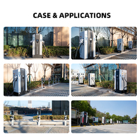 Station de recharge rapide DC HAIDIRA IP55 40 kW 60 kW 80 kW compatible OCPP avec CCS1 CCS2 Chademo GB/T pour véhicules électriques