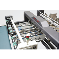 Machine de collage et de couture de boîtes en carton entièrement automatique avec alimentation par aspiration, colleuse AB pour l'industrie de l'emballage
