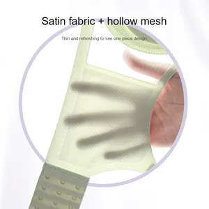 Áo ngực nữ mùa hè mỏng Áo ngực nữ cổ chữ V mềm mại thoáng khí 3D Dải thạch đẩy lên kích thước lớn có thể điều chỉnh dây đai áo ngực dệt kim - Product Image 4