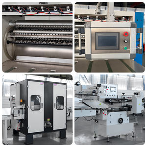 Máquina de fabricación de papel tisú facial, embalaje de plástico semiautomático para la industria - Product Image 3