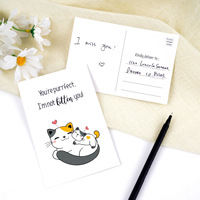 40 Cute Punny Puns Cartes postales pour enfants cartoon cartes manuscrites messages de bénédiction cartes de vœux pour camarades de classe Amis Enseignants