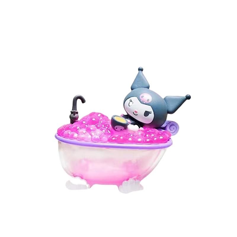 DHF029, серия Sanrio, баня, шкатулка для ванн, игра, кукла из нефрита, лавра, собака, милая кукла, подарок, оптовая продажа