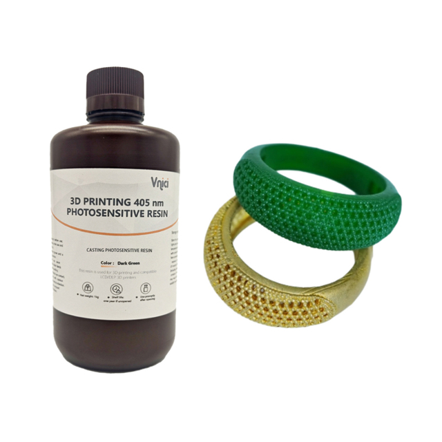 WR-JC Photopolymer Resin UV Curing Jewelry 3D Printer Resin for SLA DLP MSLA 3D Printers Wax Castable